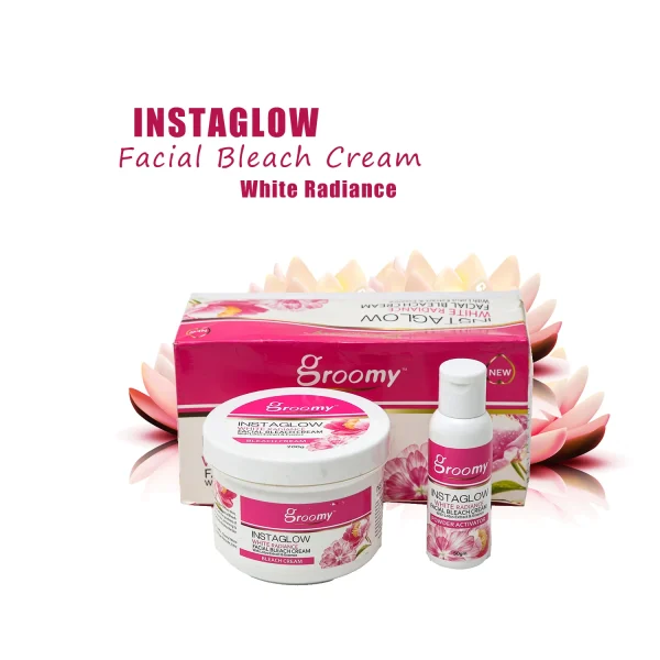 Groomy Instaglow White Radiance Facial Bleach Cream