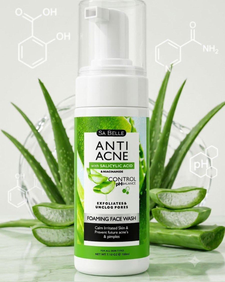 Anti-Acne Foaming Face Wash