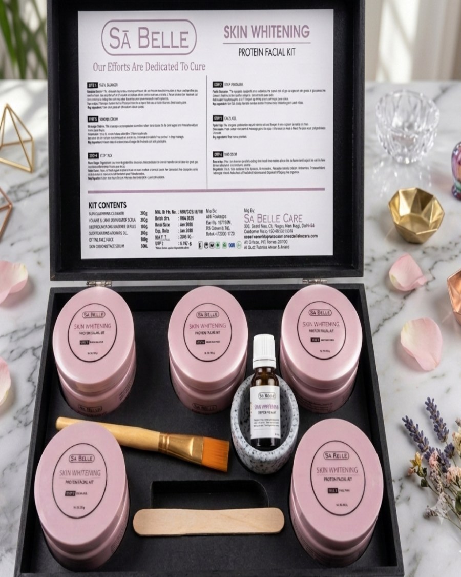 Skin Whitening Protein Facial Kit